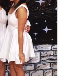 White Dress with Bow